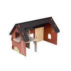 Wooden farm, children's toy, farm animals role-playing