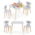 Zestaw mebli dla dzieci stolik + 2 krzesła koala ECOTOYS