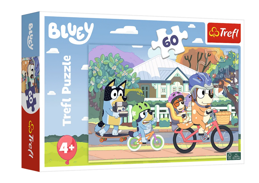 Puzzle - 60 - Wesoły Bluey - Trefl 17384