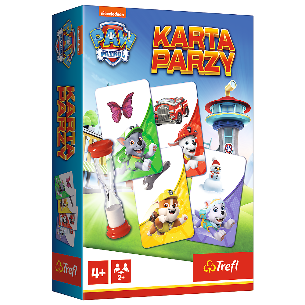 Gra podróżna Karta Parzy Psi Patrol Trefl 02691