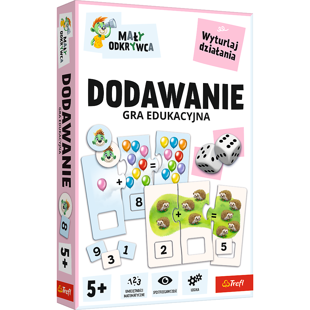 Trefl 02805 Little Explorer Addition – Educational Game for Kids