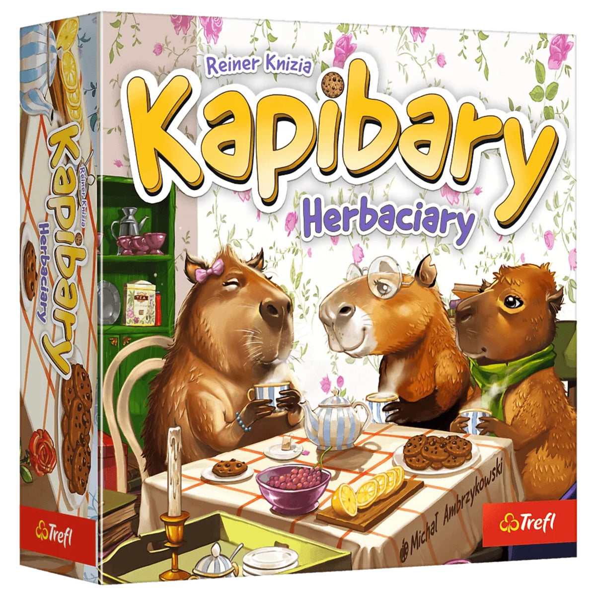 Trefl 02737 Capybara Tea Party – Family Board Game
