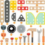 Drewniany warsztat dla dzieci stół narzędziowy ECOTOYS