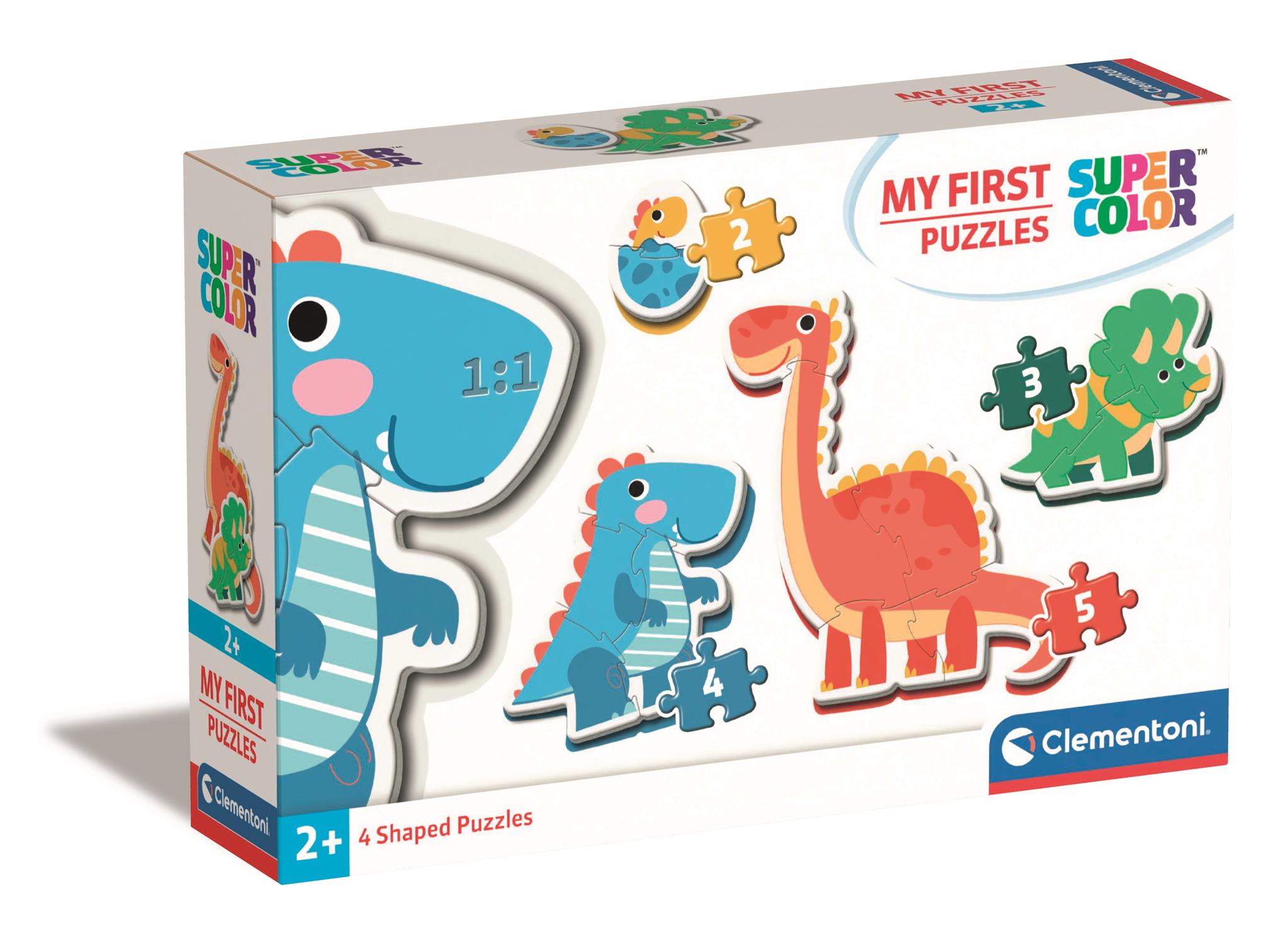 My First Puzzles 2-3-4-5 DINOSAURS Clementoni 20834
