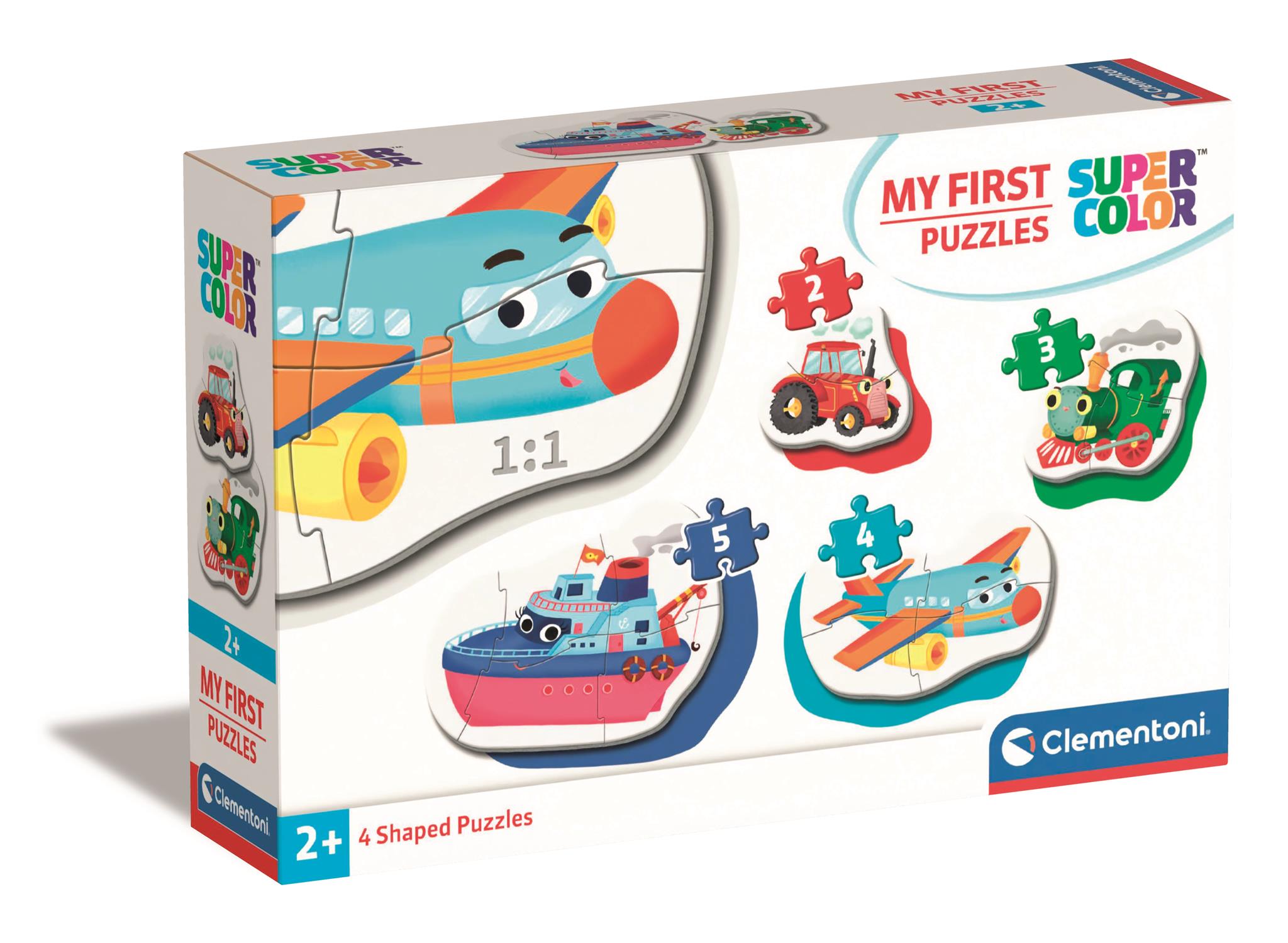 Moje Pierwsze Puzzle 2-3-4-5 TRANSPORT POJAZDY Clementoni 20811