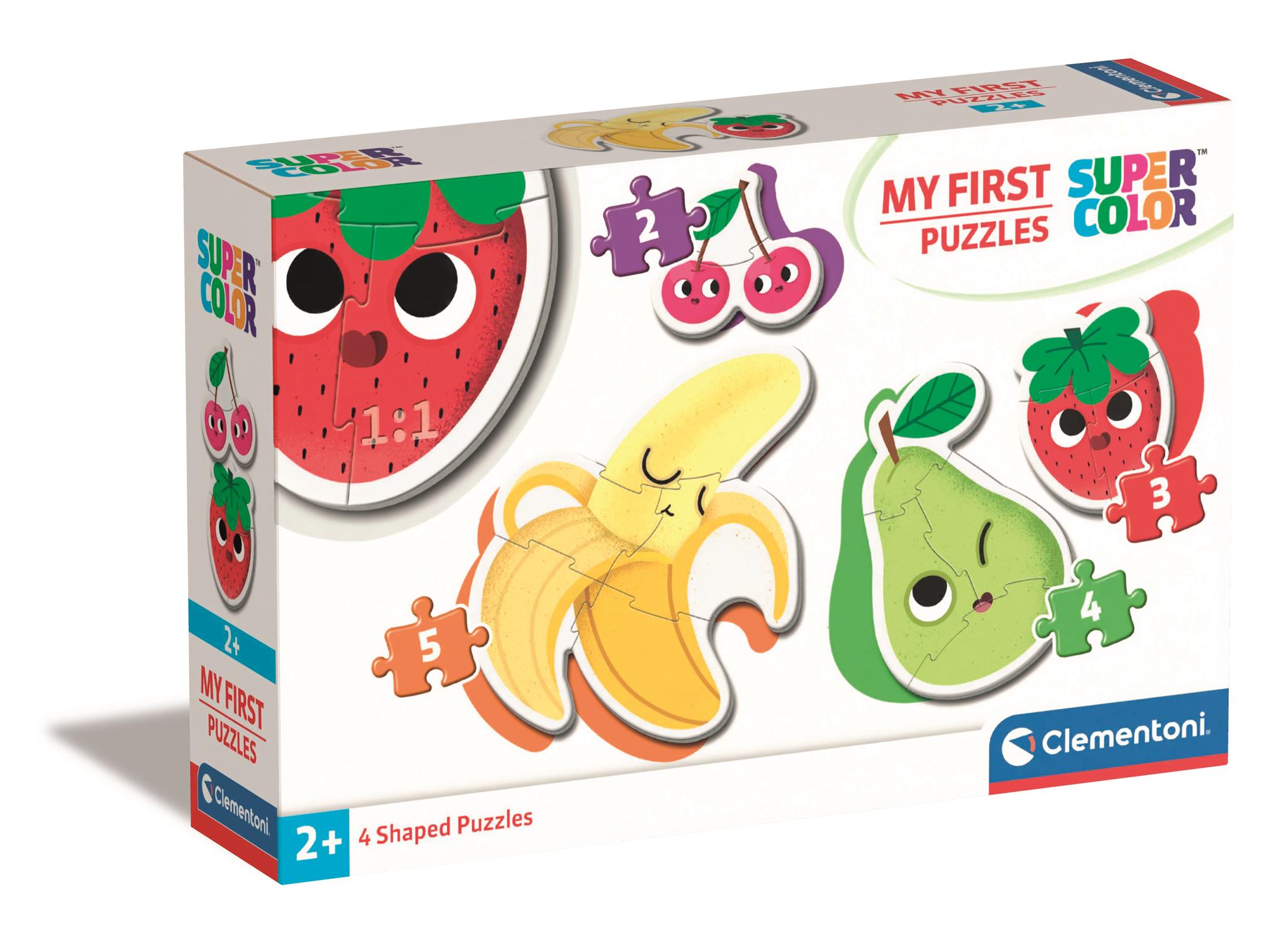 Moje Pierwsze Puzzle 2-3-4-5 OWOCE Clementoni 20815