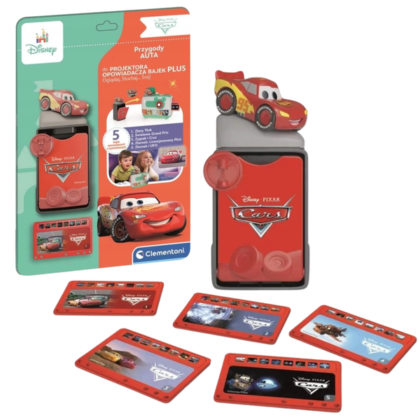 Clementoni 50460 Disney PLUS Cars Projector Story Cards (Polish-language edition)