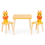Zestaw mebli dla dzieci stolik + 2 krzesła żyrafa ECOTOYS