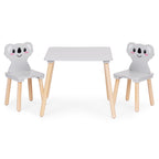 Zestaw mebli dla dzieci stolik + 2 krzesła koala ECOTOYS