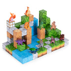 Klocki magnetyczne konstrukcyjne zestaw dla dzieci 114 elementów sześciany