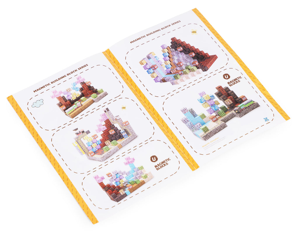 Klocki magnetyczne konstrukcyjne dla dzieci zestaw 160 elementów