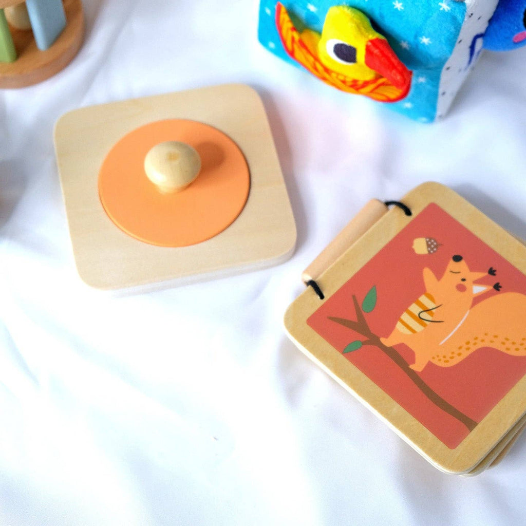 Zestaw Montessori BusyKids dla dzieci w wieku od 6 do 12 miesięcy