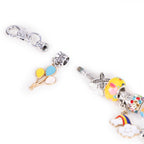 Zestaw do robienia bransoletek naszyjników charmsy koraliki 66 elementów + organizer i torba