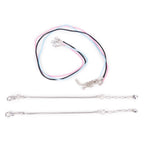 Zestaw do robienia bransoletek naszyjników charmsy koraliki 66 elementów + organizer i torba