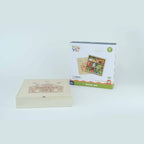 Montessori zestaw drewnianych figurek „Zestaw leśny”