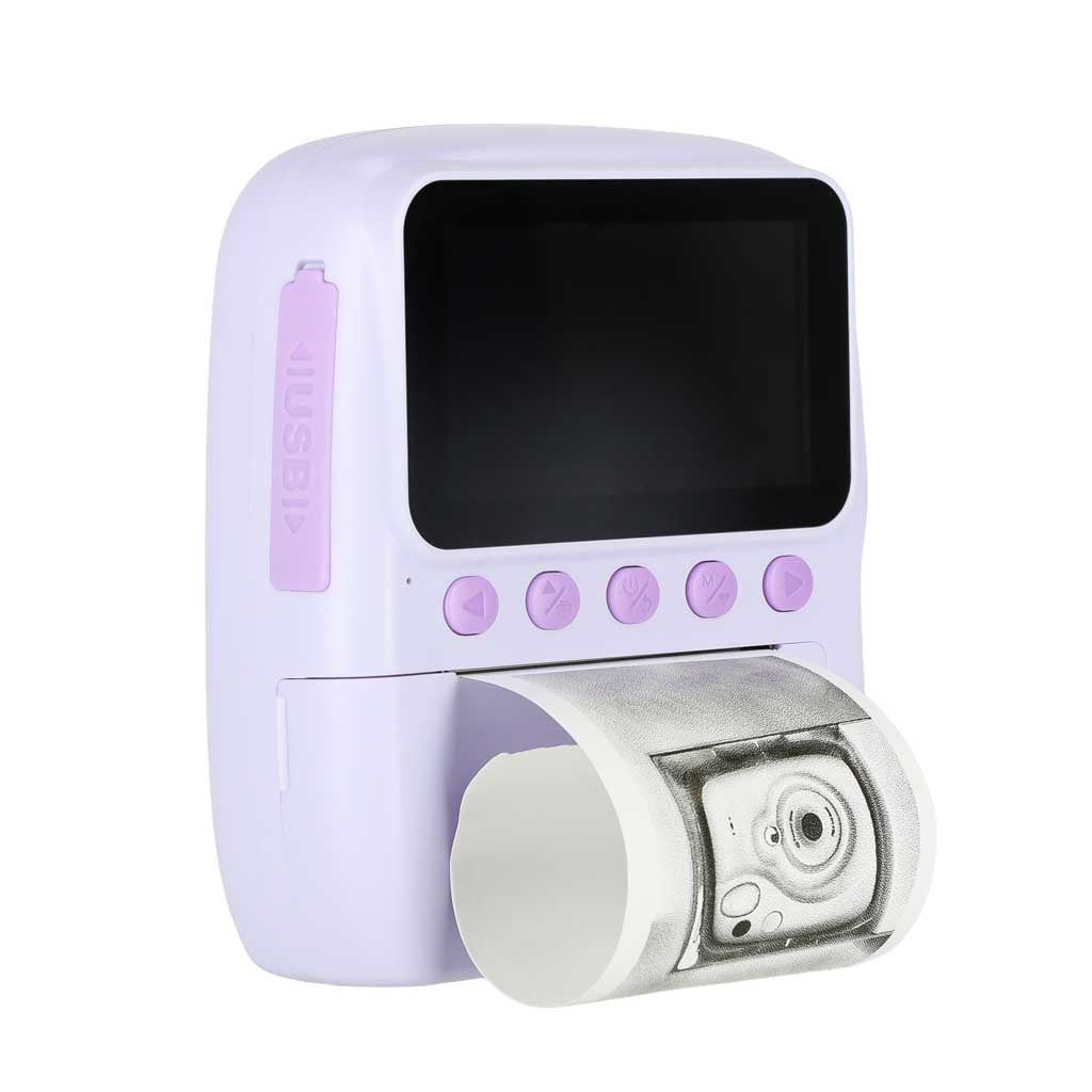 Aparat fotograficzny cyfrowy natychmiastowy 16x wkłady mazaki fioletowy