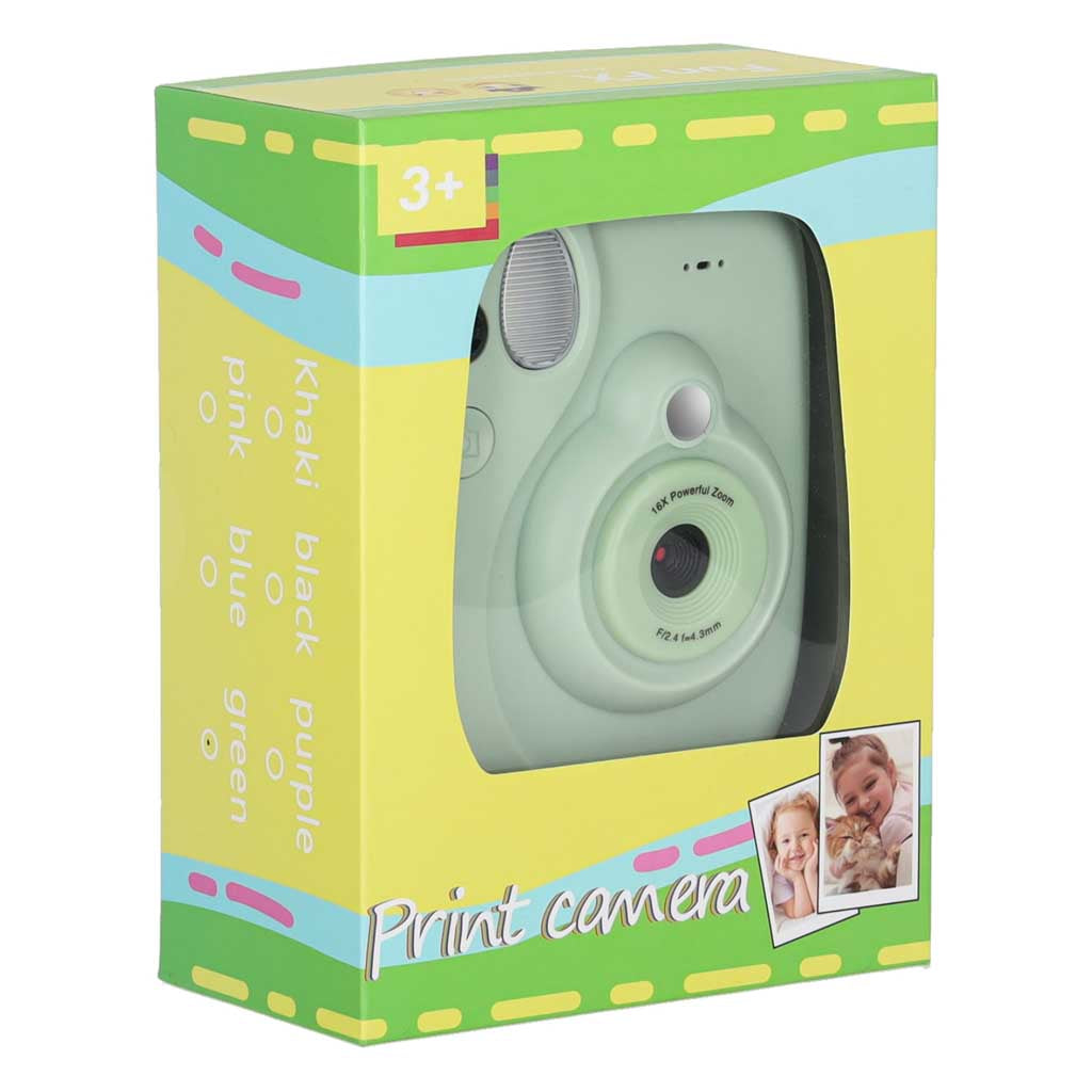 Aparat fotograficzny cyfrowy natychmiastowy 16x wkłady mazaki zielony