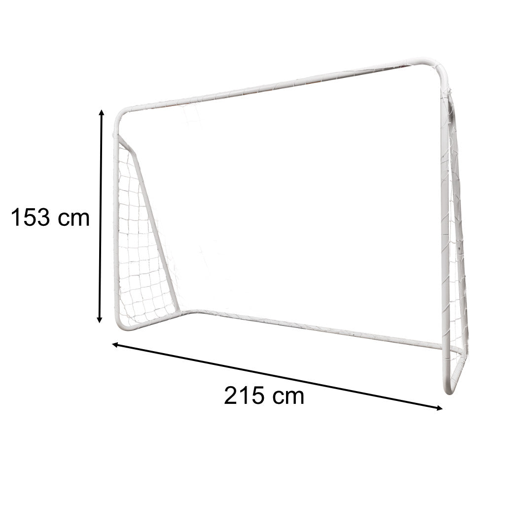Bramka piłkarska do piłki nożnej dla dzieci treningowa 2w1 + mata celności 215 x 153 x 76 cm