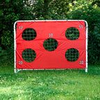 Bramka piłkarska do piłki nożnej dla dzieci treningowa 2w1 + mata celności 215 x 153 x 76 cm