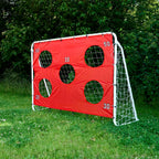 Bramka piłkarska do piłki nożnej dla dzieci treningowa 2w1 + mata celności 215 x 153 x 76 cm