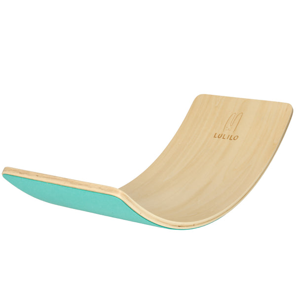 Turquoise felt balance board