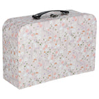 Domek dla lalek w walizce akcesoria drewniane mebelki