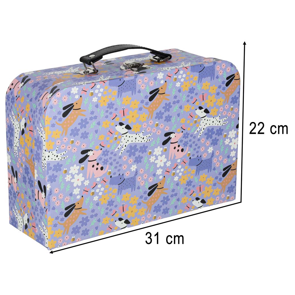 Domek w walizce hotel spa dla zwierząt drewniane mebelki figurki