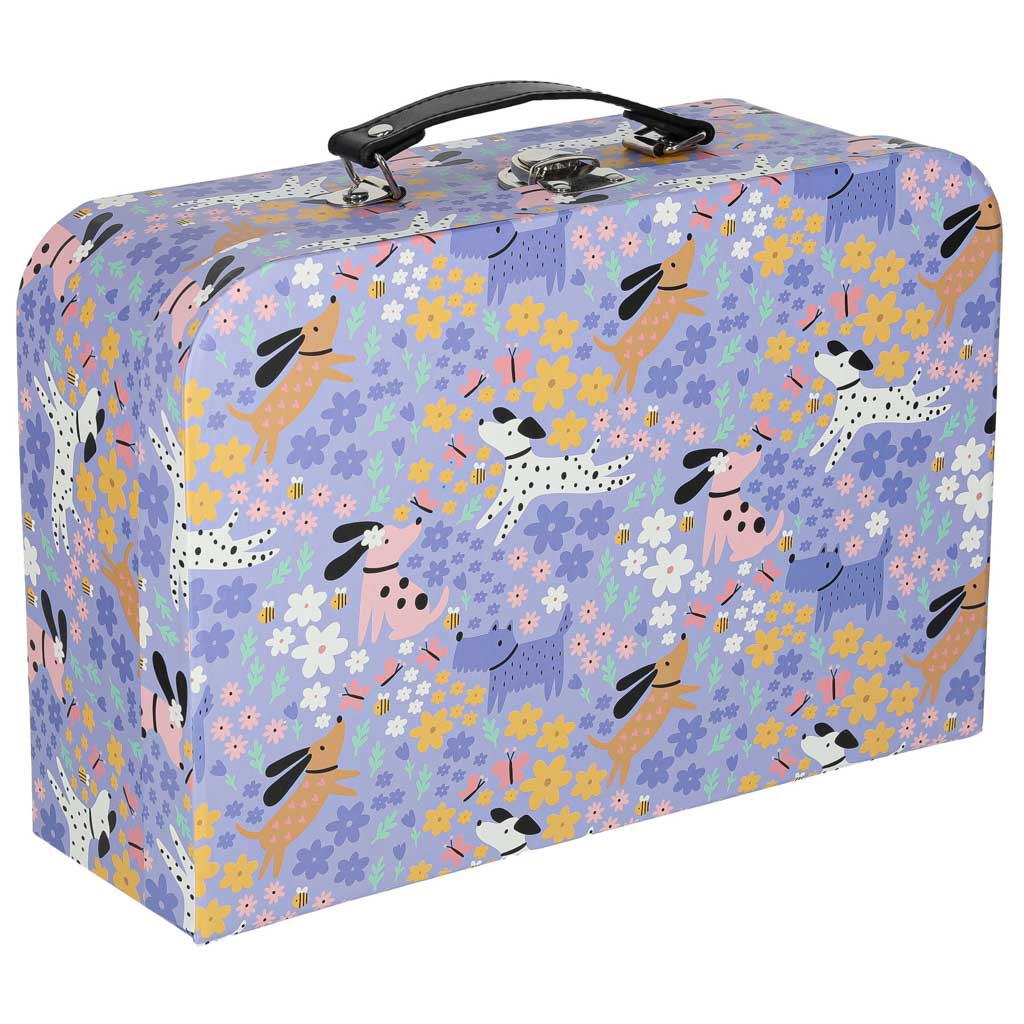 Domek w walizce hotel spa dla zwierząt drewniane mebelki figurki