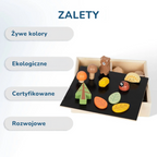 Montessori zestaw drewnianych figurek „Zestaw leśny”