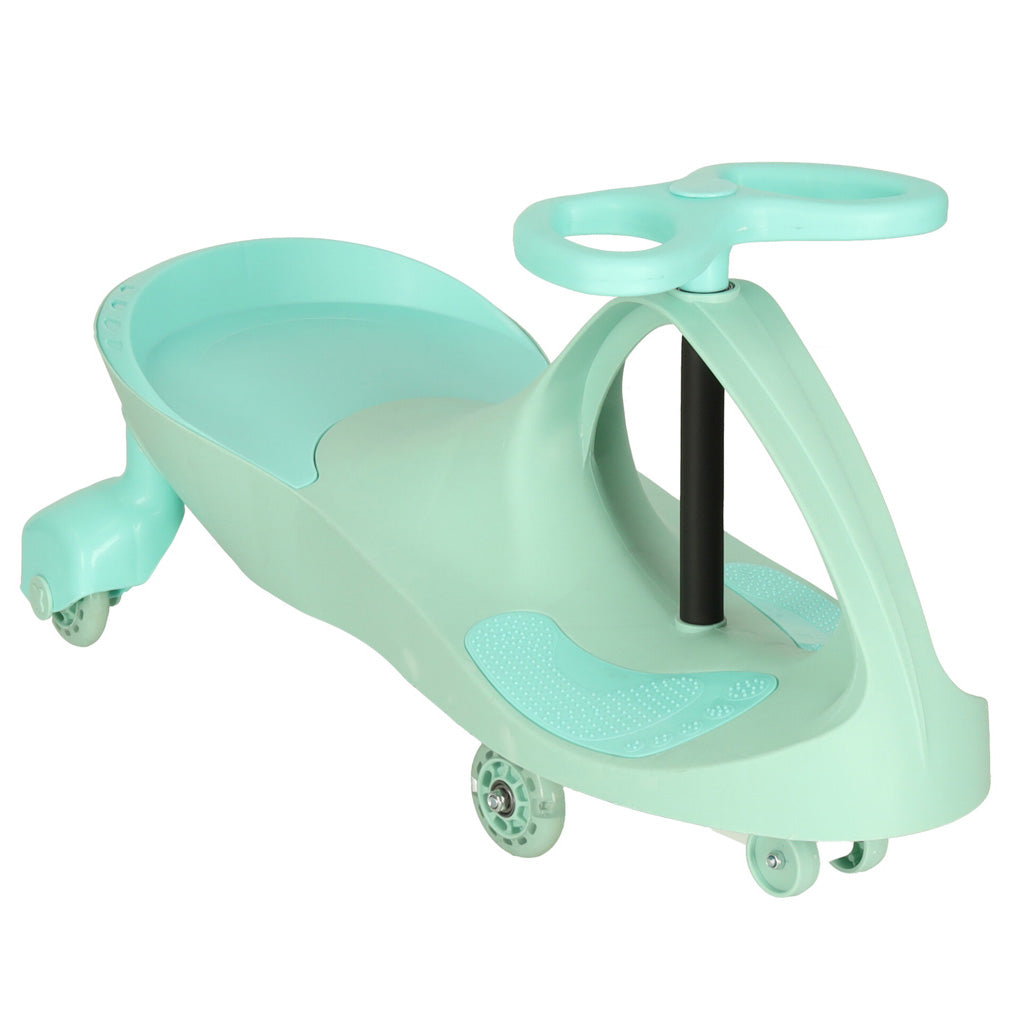 Jeździk grawitacyjny LED Swing Fix S3 świecące koła miętowy