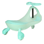 Jeździk grawitacyjny LED Swing Fix S3 świecące koła miętowy