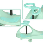 Jeździk grawitacyjny LED Swing Fix S3 świecące koła miętowy