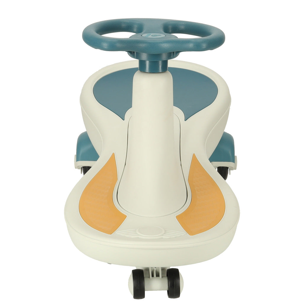 Jeździk grawitacyjny LED Swing Fix S4 świecące koła z muzyką grający 76cm niebiesko-biały max 100kg