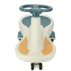 Jeździk grawitacyjny LED Swing Fix S4 świecące koła z muzyką grający 76cm niebiesko-biały max 100kg