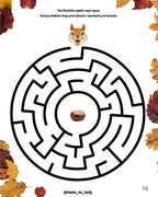 Karty pracy jesień - labirynt