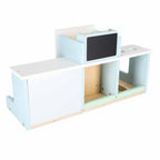 Wooden Play Café and Bakery for Kids with Coffee Machine, Cupcakes, Ice Cream and Desserts