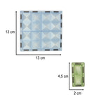 Klocki magnetyczne świecące 124 el.