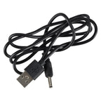 Czarny kabel zasilający USB do koła garncarskiego maszyna do ceramiki.