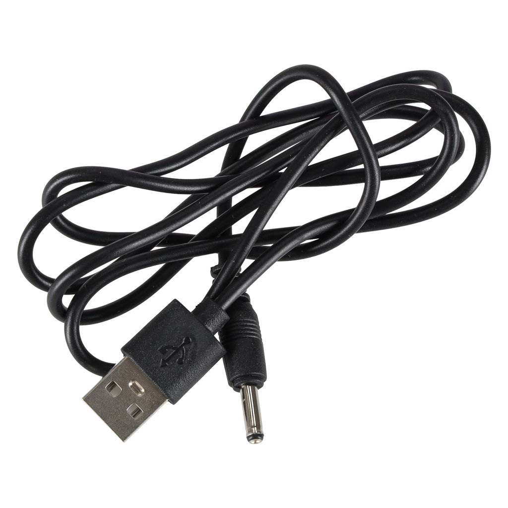 Czarny kabel zasilający USB do koła garncarskiego maszyna do ceramiki.
