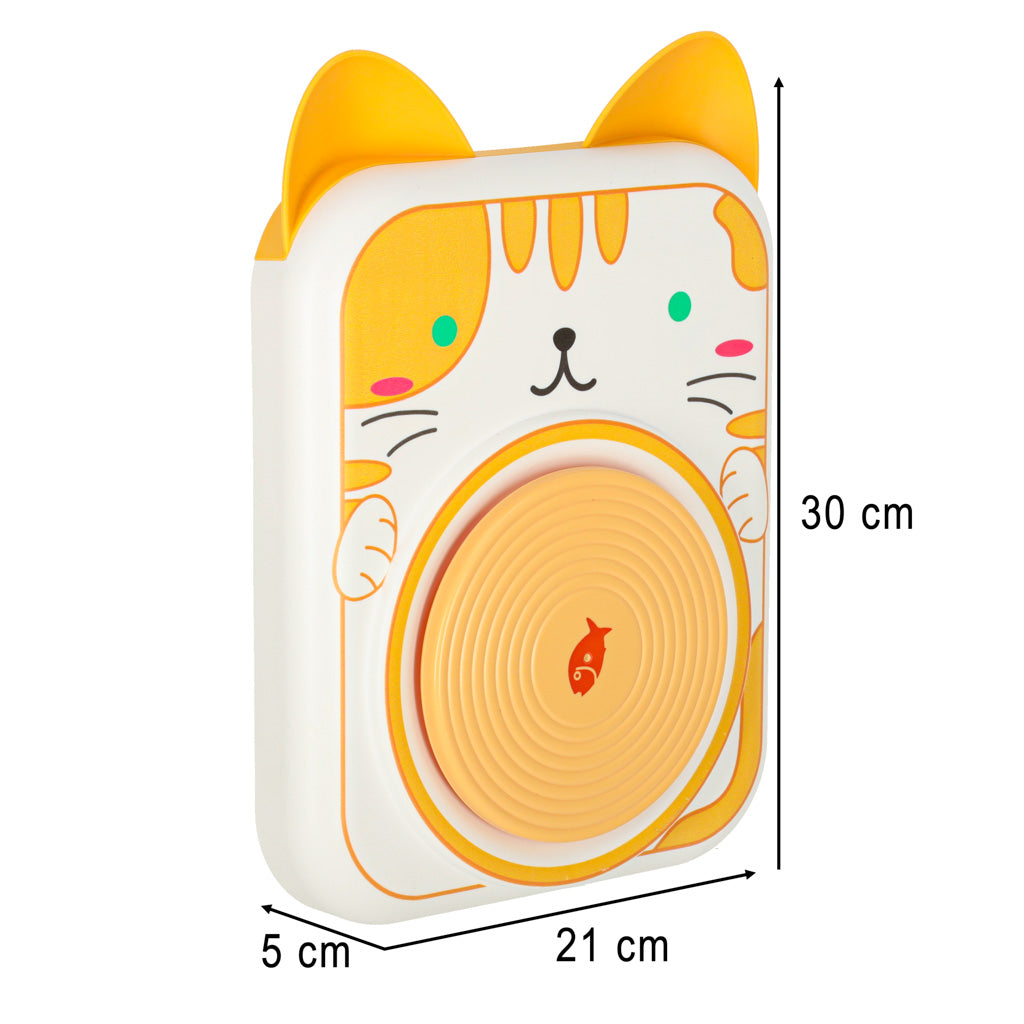 Koło garncarskie zestaw kreatywny glina farby kotek żółty