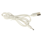 Biały kabel USB do zasilania koła garncarskiego zestawu kreatywnego