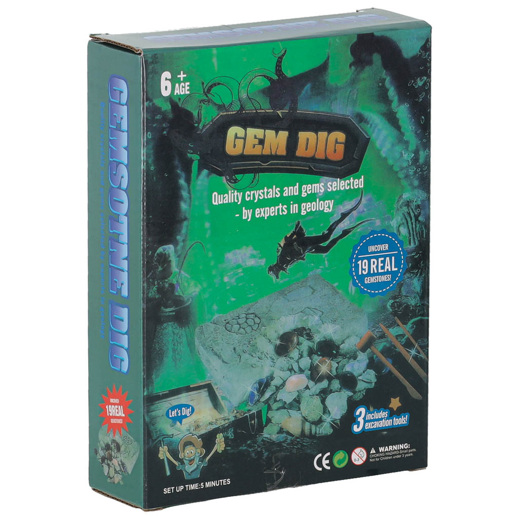 Kopalnia diamentów kamieni wykopaliska akcesoria zestaw archeologiczny