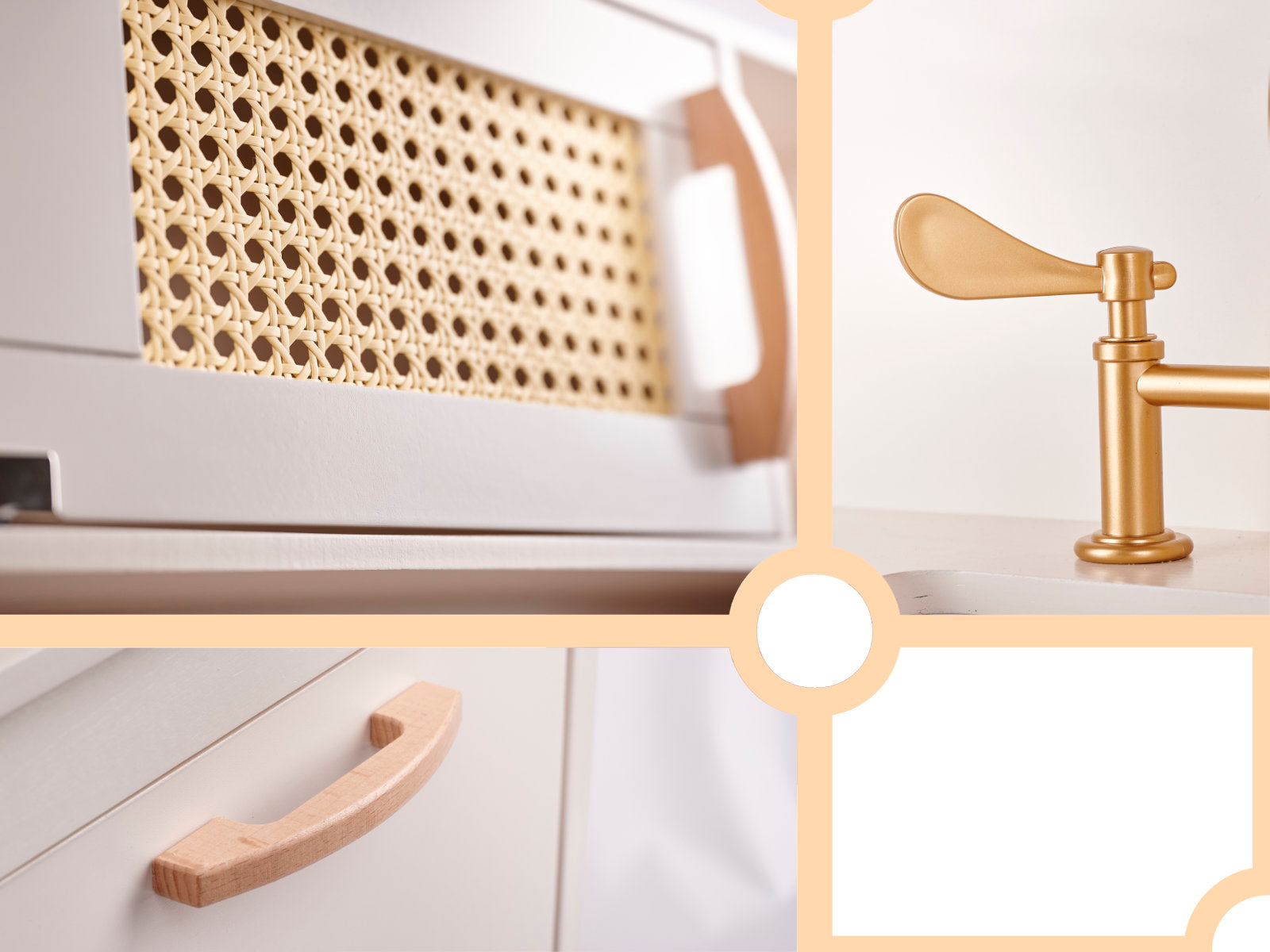 Kuchnia dla dzieci drewniana MDF retro z akcesoriami BOHO 100cm