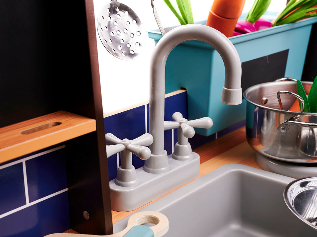 Kuchnia dla dzieci drewniana MDF z akcesoriami LOFT XXL 96cm