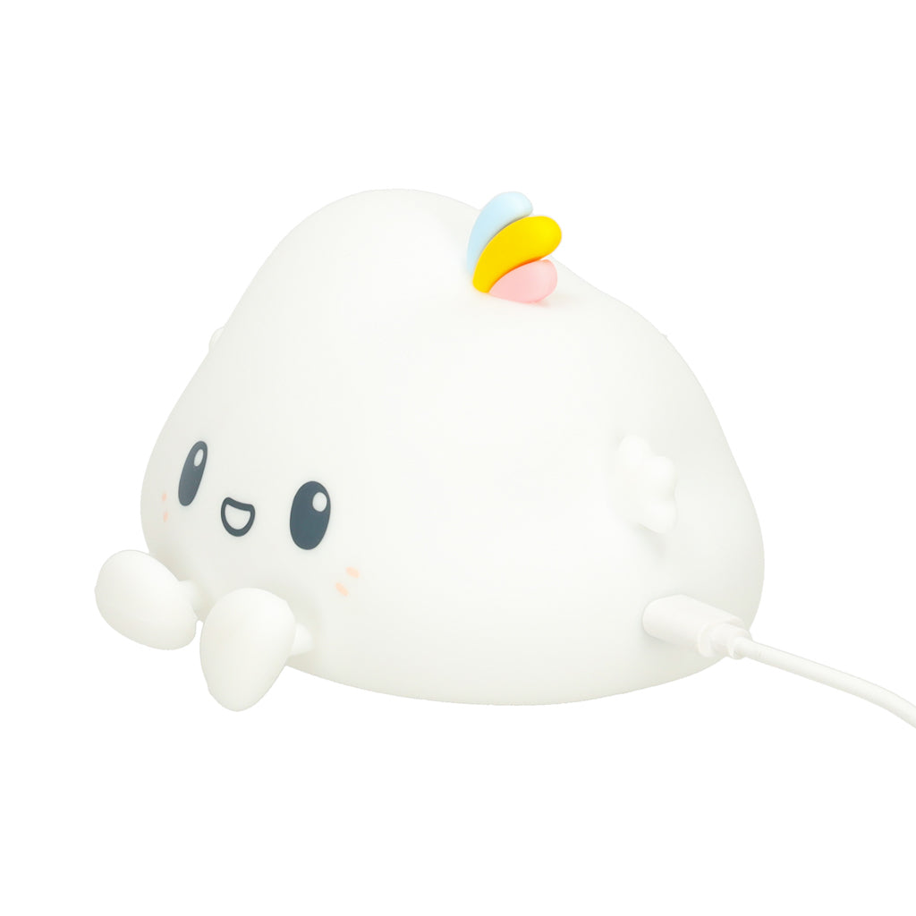 Lampka nocna dla dzieci silikonowa dotykowa miękka chmurka LED