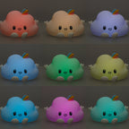 Lampka nocna dla dzieci silikonowa dotykowa miękka chmurka LED