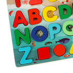 Liczydło drewniane rybki łowienie rybek alfabet cyfry