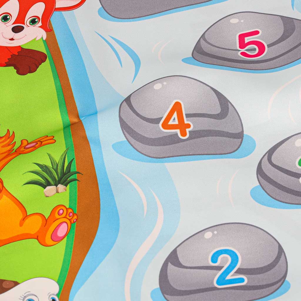 Mata edukacyjna dla dziecka interaktywna muzyczna grająca zwierzątka