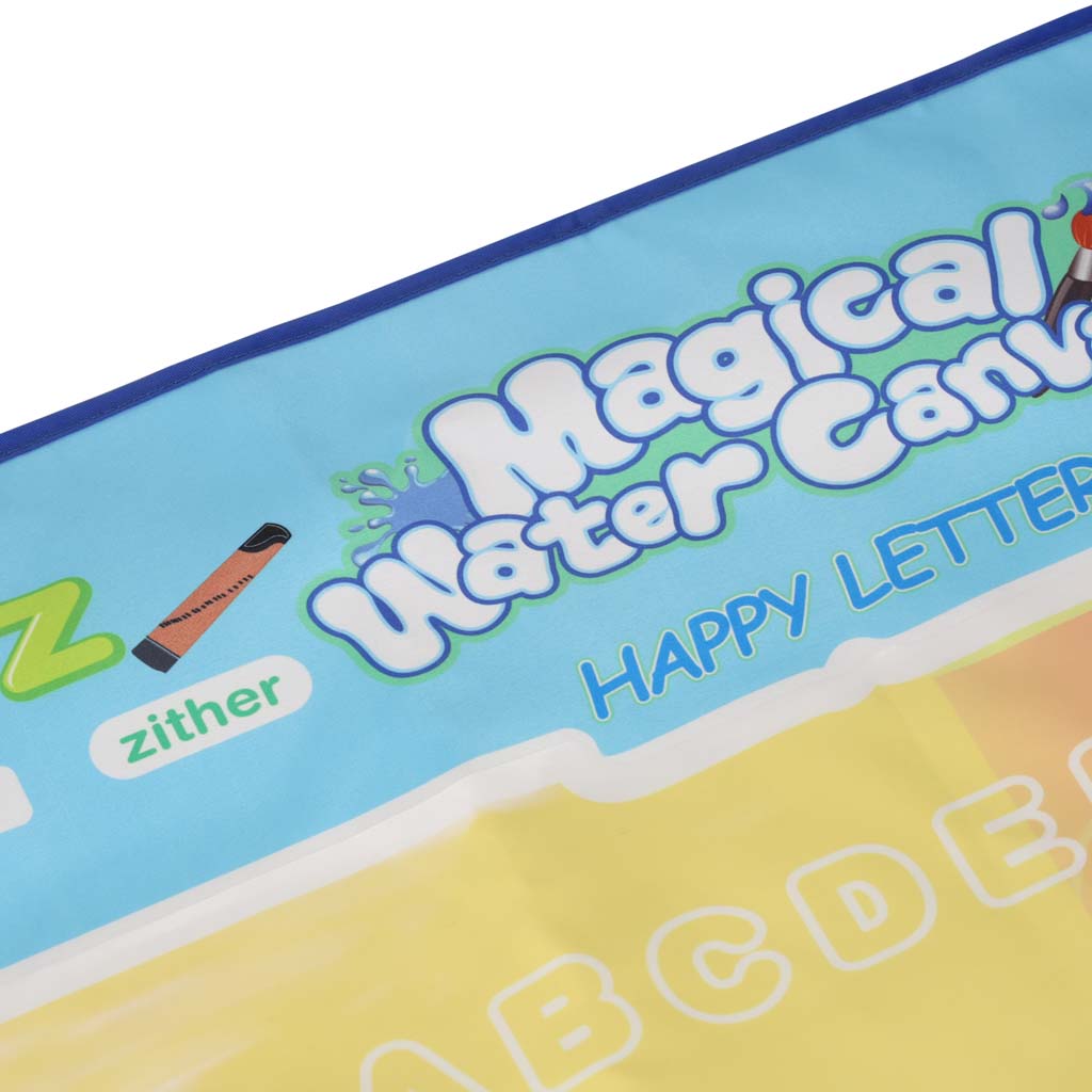 Mata wodna do malowania rysowania wodą mazaki pieczątki szablony wałek 100x80cm alfabet