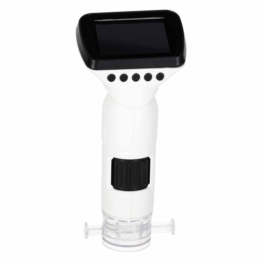 Biały mikroskop cyfrowy elektroniczny WiFi USB z ekranem LCD, powiększenie 1000x do niezwykłych odkryć dla dzieci.